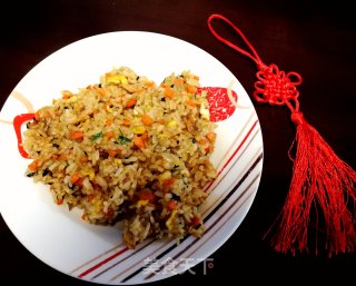 什锦炒饭的做法步骤：7