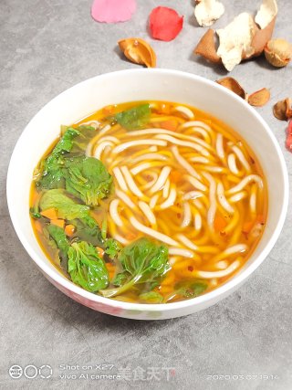 菠菜酸辣土豆粉的做法步骤：6