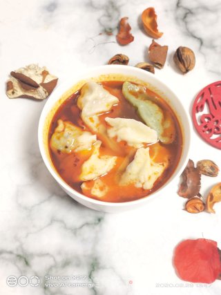 酸辣饺子的做法步骤：7