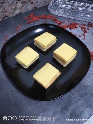 沙拉夹层豆浆蛋糕的做法步骤：13