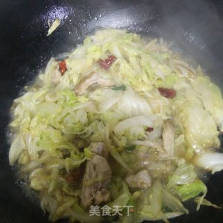 五花肉炒白菜的做法步骤：5