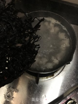 肉末紫菜汤的做法步骤：5