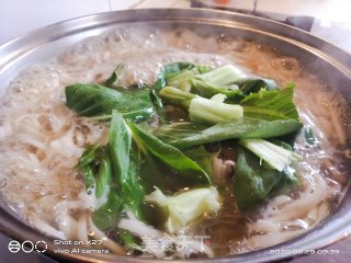 咸鱼青菜面的做法步骤：5