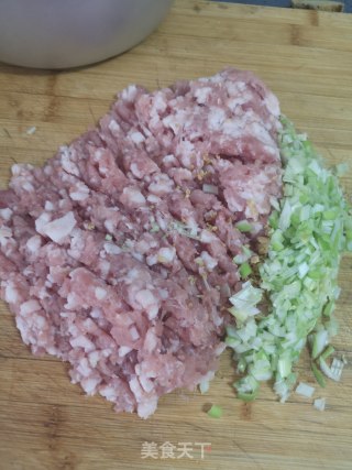 白菜猪肉馅饼的做法步骤：3