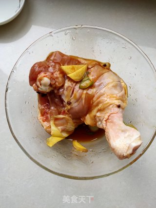 香烤鸡腿的做法步骤：3