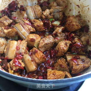 剁椒烧肉炖土豆的做法步骤：7