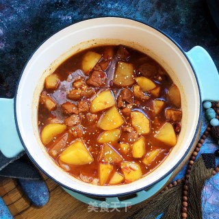 剁椒烧肉炖土豆的做法步骤：13