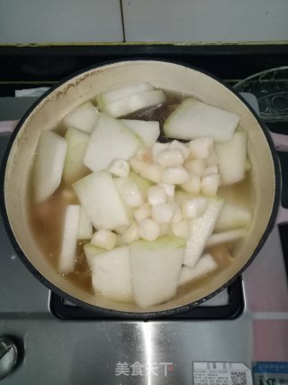 干贝冬瓜排骨汤的做法步骤：5