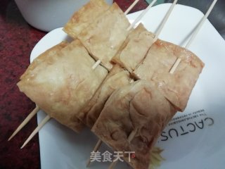 蒜蓉烤油豆腐的做法步骤：1