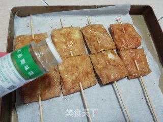 蒜蓉烤油豆腐的做法步骤：6