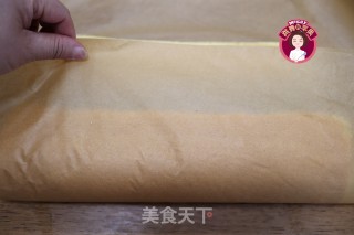 芋泥戚风蛋糕卷的做法步骤：19