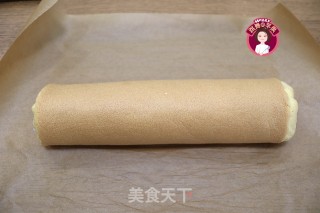 芋泥戚风蛋糕卷的做法步骤：20
