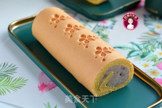芋泥戚风蛋糕卷的做法步骤：22
