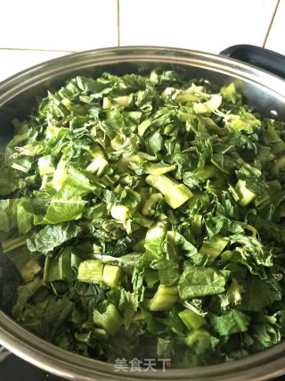 自制梅干菜（湖南黑腌菜）的做法步骤：3