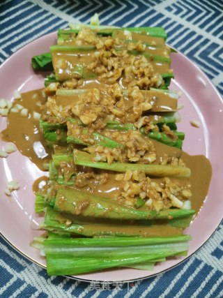 麻酱油麦菜的做法步骤：3