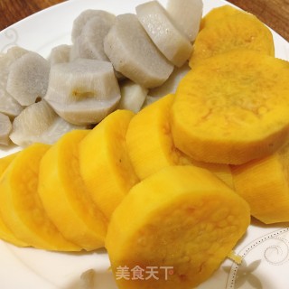 双味芋圆的做法步骤：4