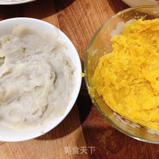 双味芋圆的做法步骤：5