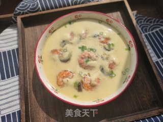 海鲜蒸蛋的做法步骤：11
