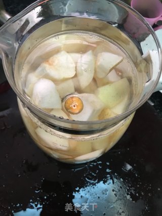 蜜梨无花果煲水的做法步骤：5