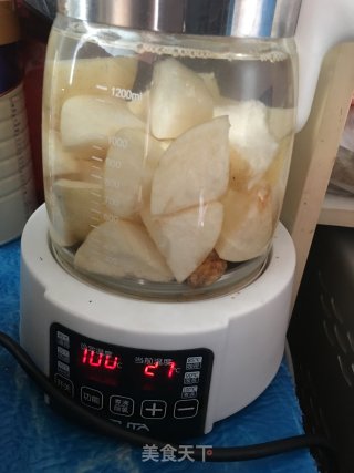蜜梨无花果煲水的做法步骤：6
