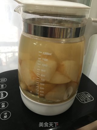 蜜梨无花果煲水的做法步骤：8