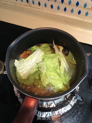 牛肉滑肉生菜汤的做法步骤：8
