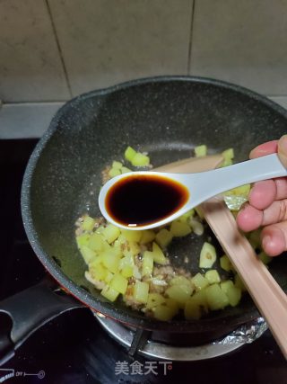 肉末炒土豆丁的做法步骤：7