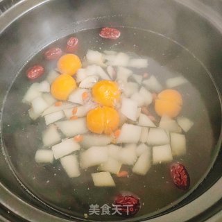 金桔雪梨羹的做法步骤：5