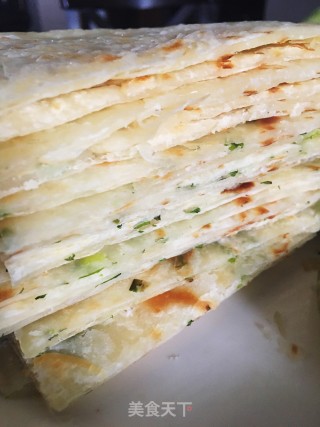 葱油饼的做法步骤：13