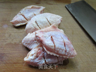 糯米蒸中翅的做法步骤：2