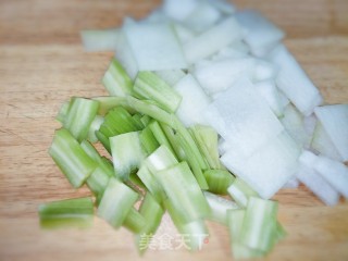 香辣干锅时蔬的做法步骤：3