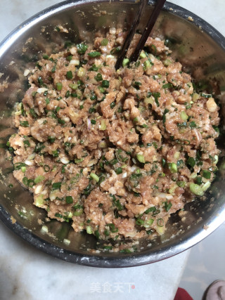 猪肉马蹄馅饺子的做法步骤：8