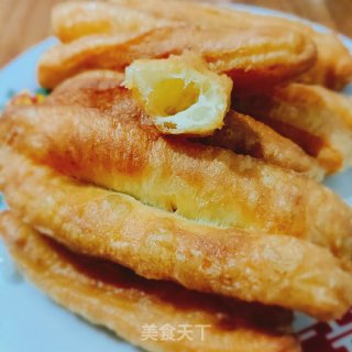 酵母版香酥油条的做法步骤：9
