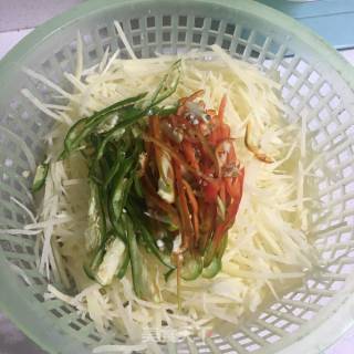 酸辣土豆丝的做法步骤：3