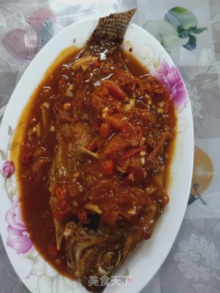番茄罗非鱼的做法步骤：6
