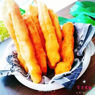 美味油条的做法步骤：17