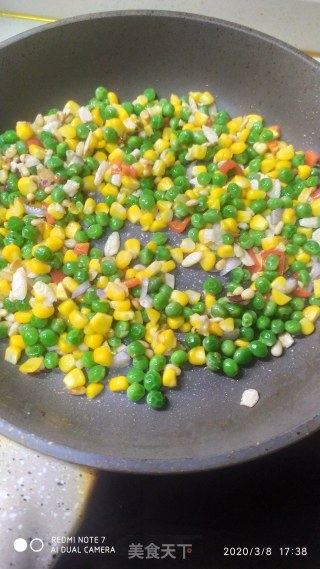 青豆玉米粒的做法步骤：4