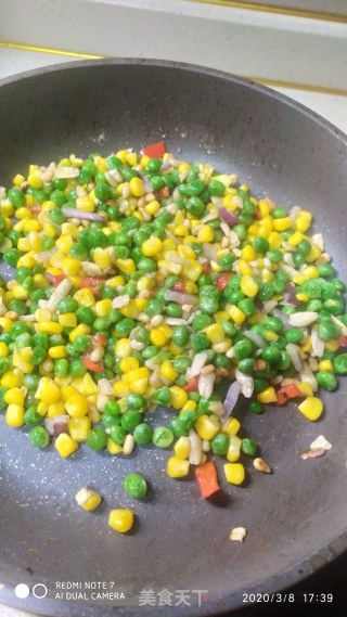 青豆玉米粒的做法步骤：5