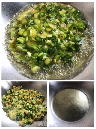 蒜苗摊鸡蛋的做法步骤：4