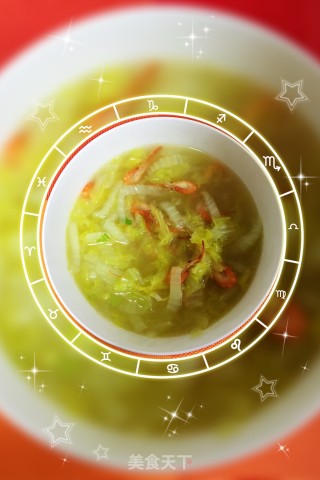 白菜河虾汤的做法步骤：6