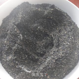 黑芝麻糊的做法步骤：1
