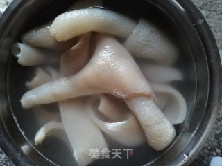 小炒猪皮的做法步骤：5