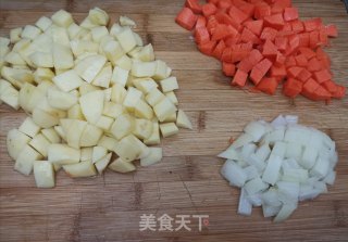 咖喱鸡饭的做法步骤：2