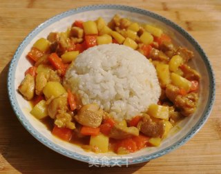 咖喱鸡饭的做法步骤：9