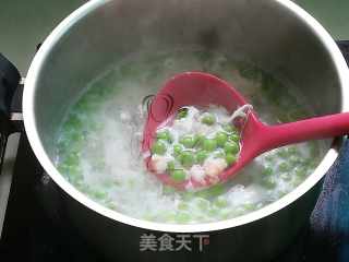 豌豆鲜虾羹的做法步骤：8