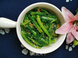 白灼莴笋叶的做法步骤：8