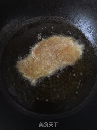 家庭版炸鸡排的做法步骤：4