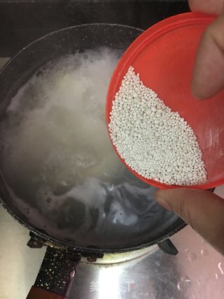 姜薯煲小汤圆的做法步骤：5