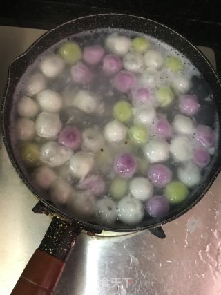 姜薯煲小汤圆的做法步骤：7