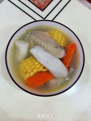 胡萝卜玉米姜薯鸡汤的做法步骤：11